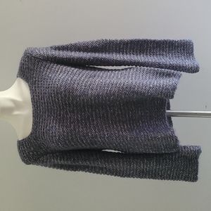 JJILL BLUE KNITTED SWEATER LONG SLEEVE SIZE LP PETITE